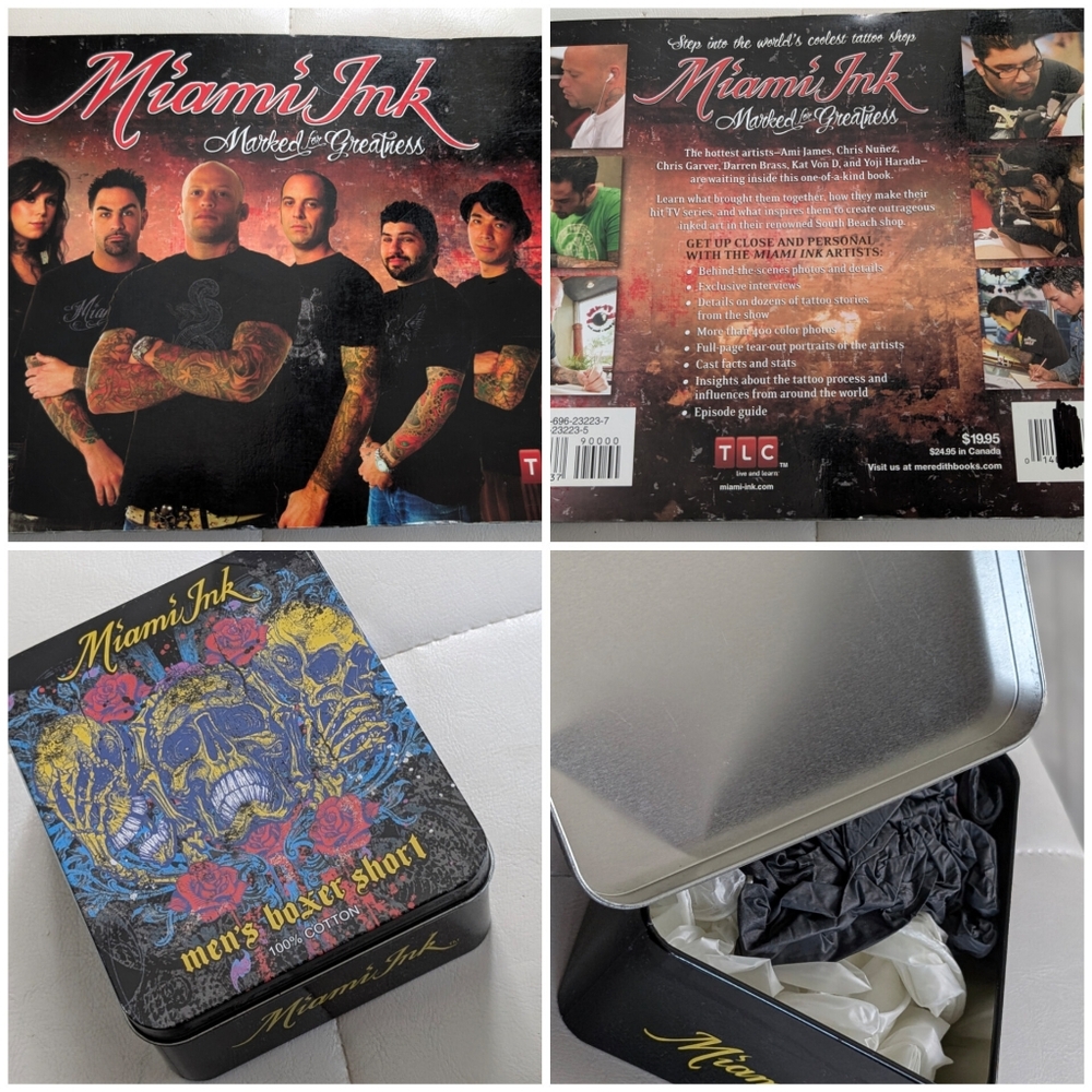 Miami Ink Book & Tin